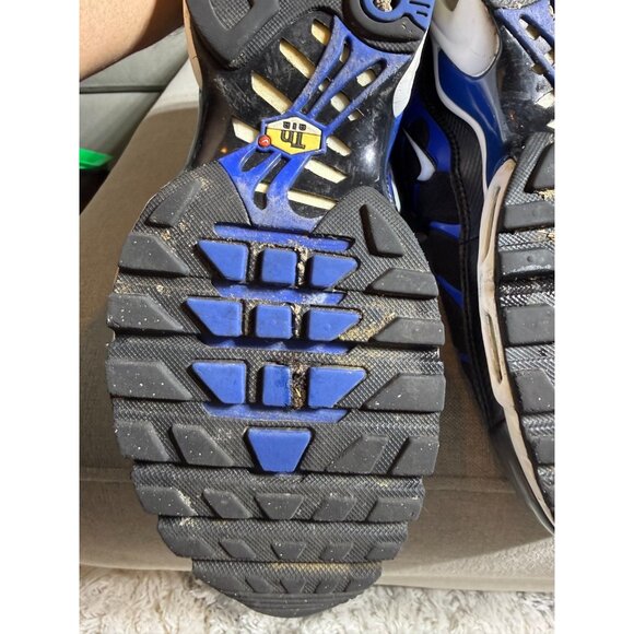 Nike Air Max Plus TN Black Blue Men's Size 8.5 DM8331-001 Running Shoes Sneakers - Picture 9 of 14